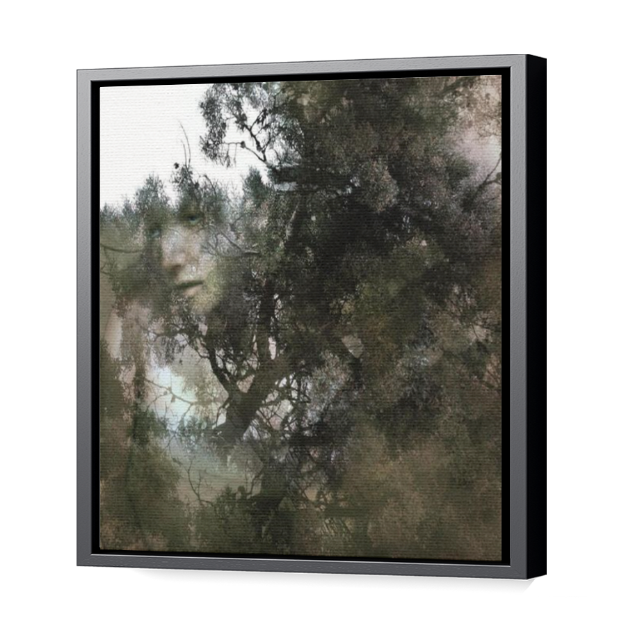 Thumbnail for Canvas - Black Floating Frame