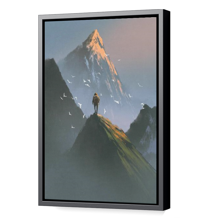 Thumbnail for Canvas - Black Floating Frame