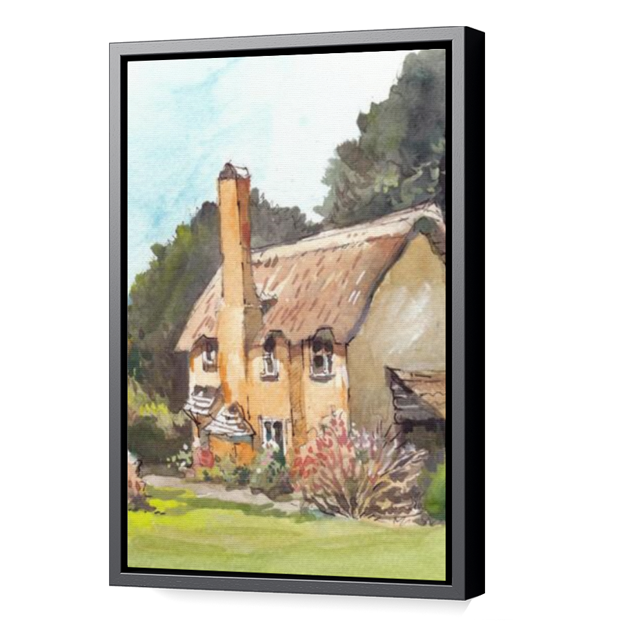 Thumbnail for Canvas - Black Floating Frame