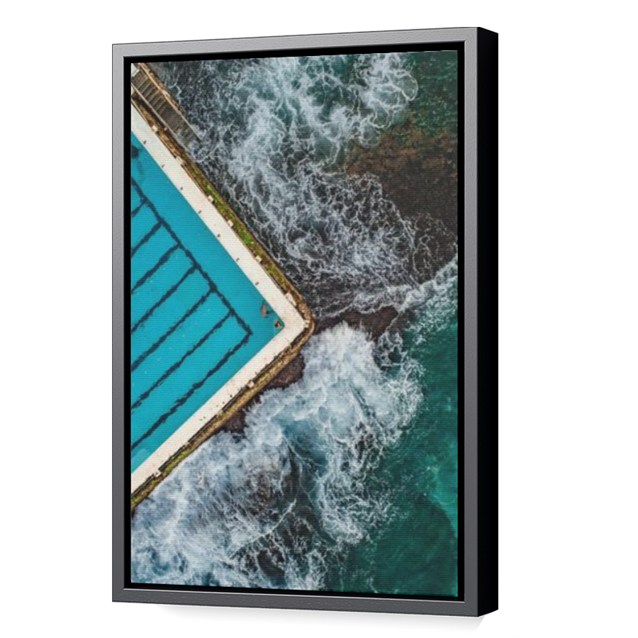 Thumbnail for Canvas - Black Floating Frame
