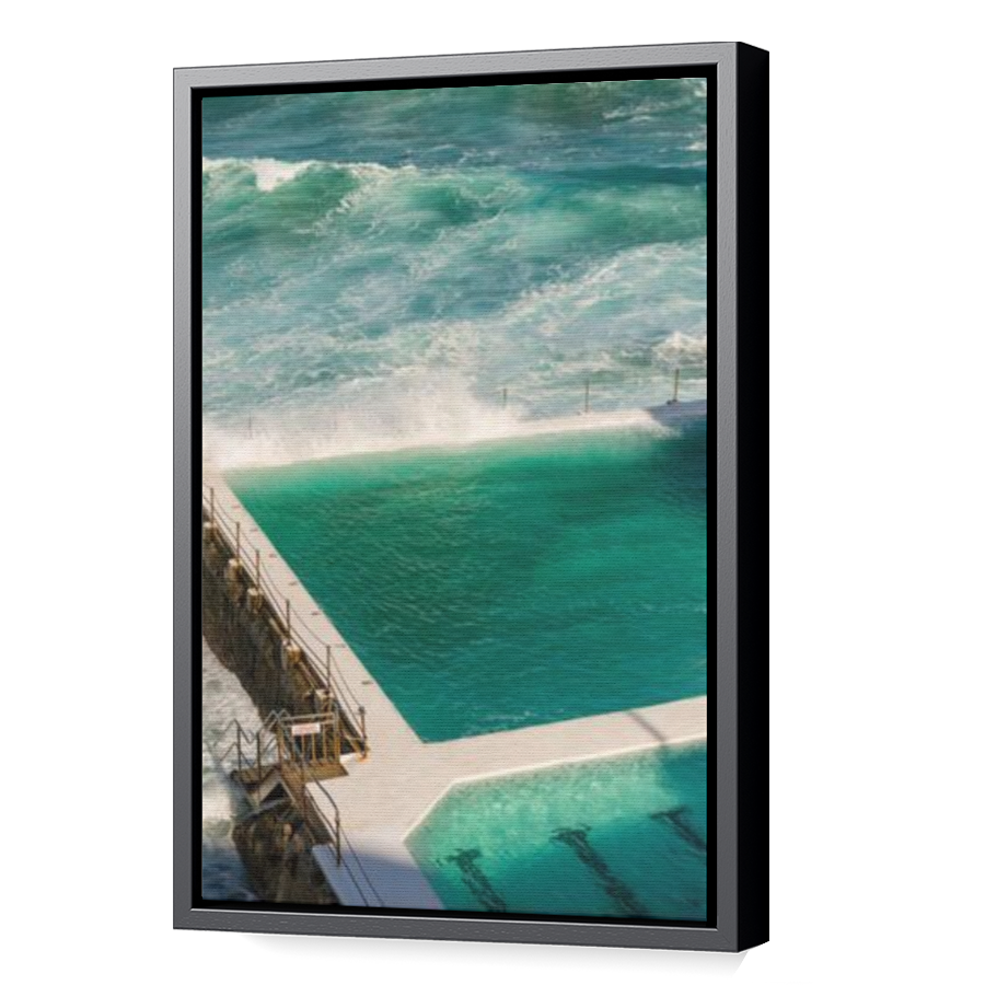 Thumbnail for Canvas - Black Floating Frame