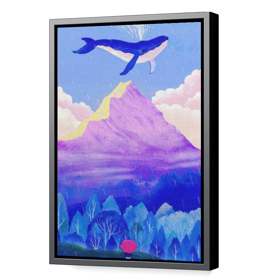 Thumbnail for Canvas - Black Floating Frame