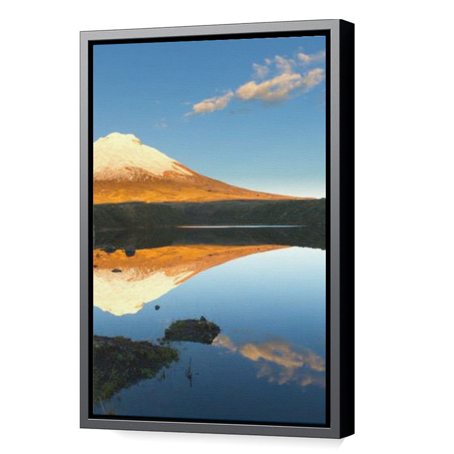 Thumbnail for Canvas - Black Floating Frame