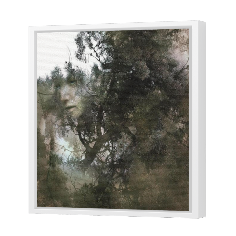 Thumbnail for Canvas - White Floating Frame