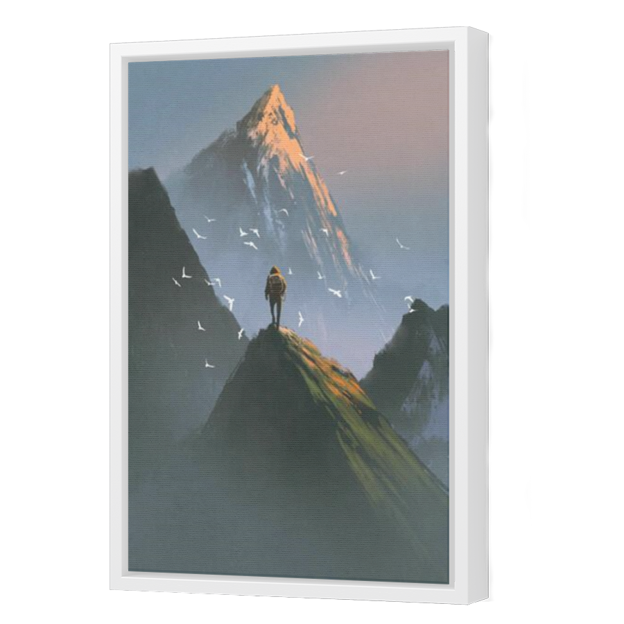 Thumbnail for Canvas - White Floating Frame