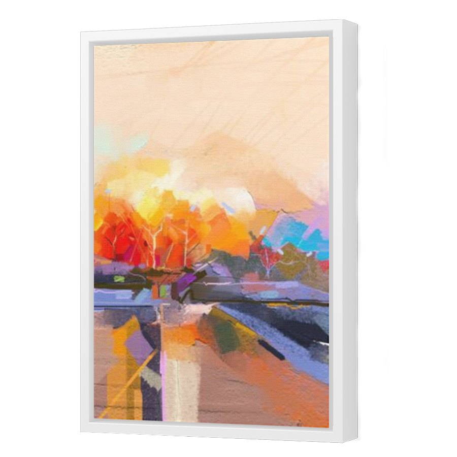 Thumbnail for Canvas - White Floating Frame