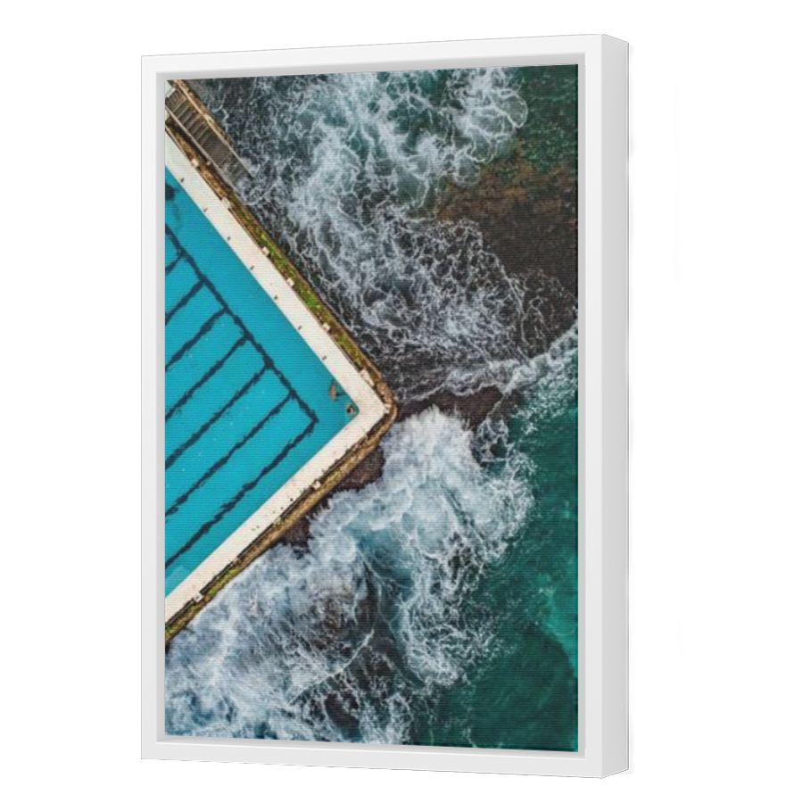 Thumbnail for Canvas - White Floating Frame