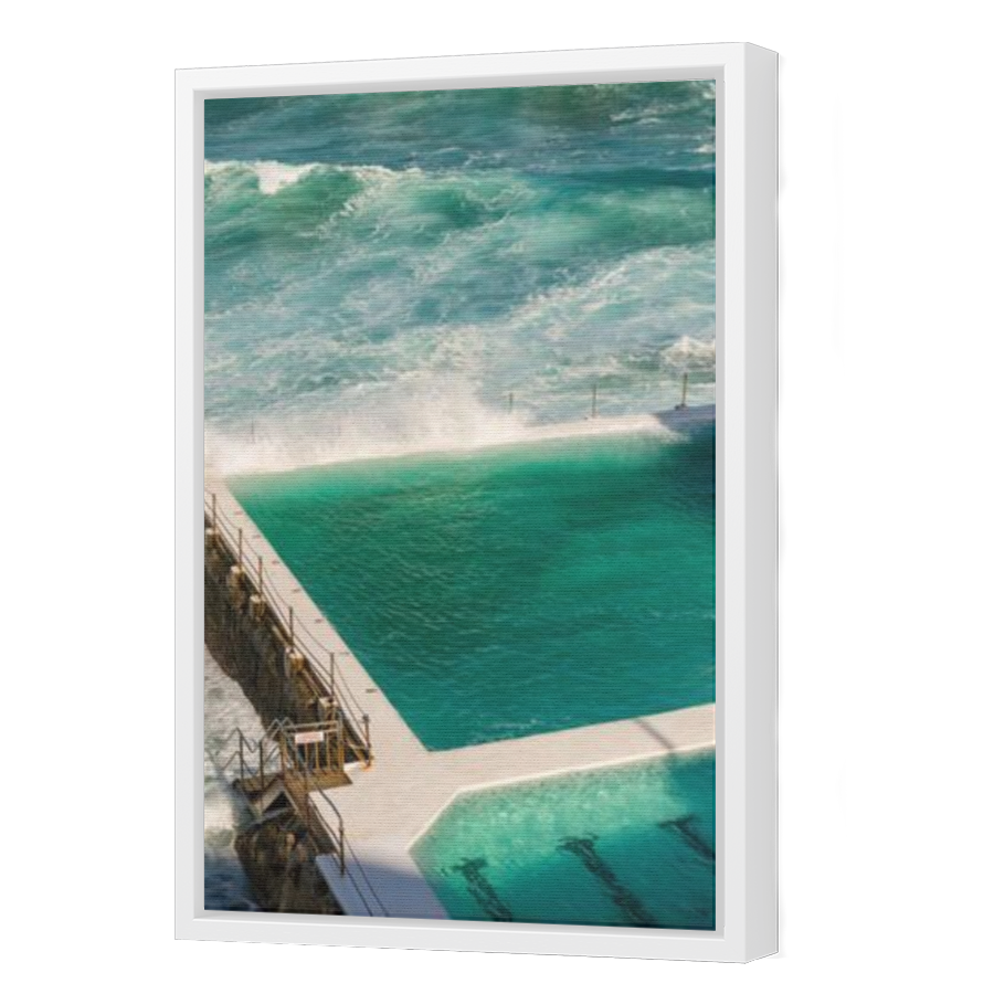 Thumbnail for Canvas - White Floating Frame