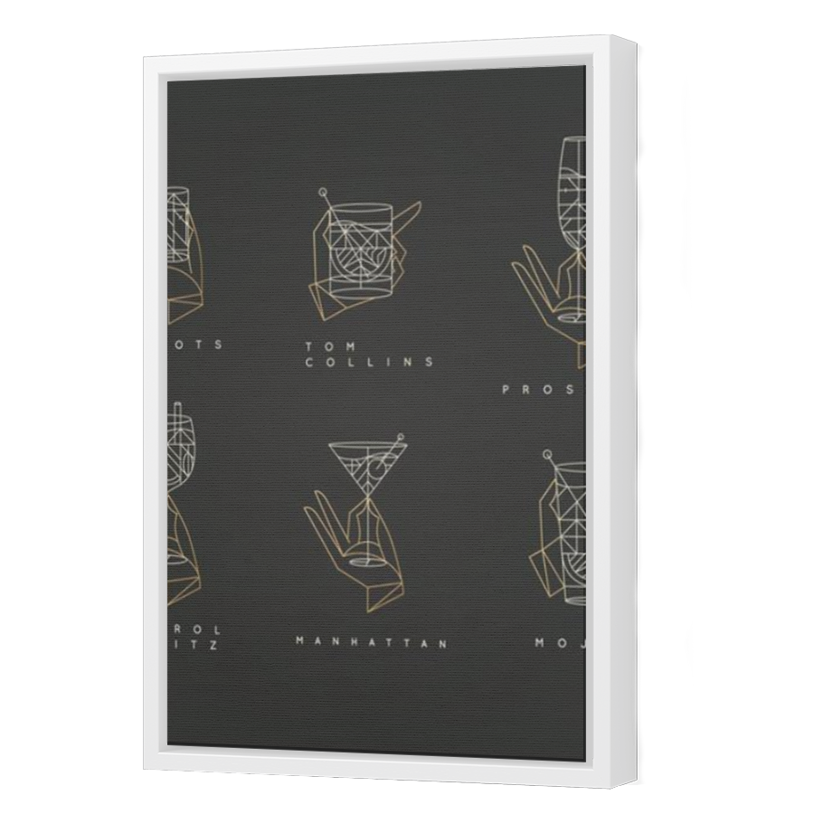 Thumbnail for Canvas - White Floating Frame