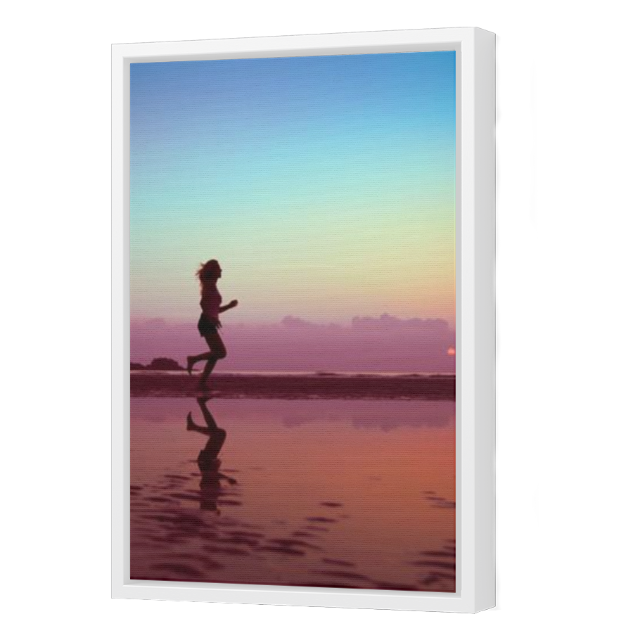 Thumbnail for Canvas - White Floating Frame