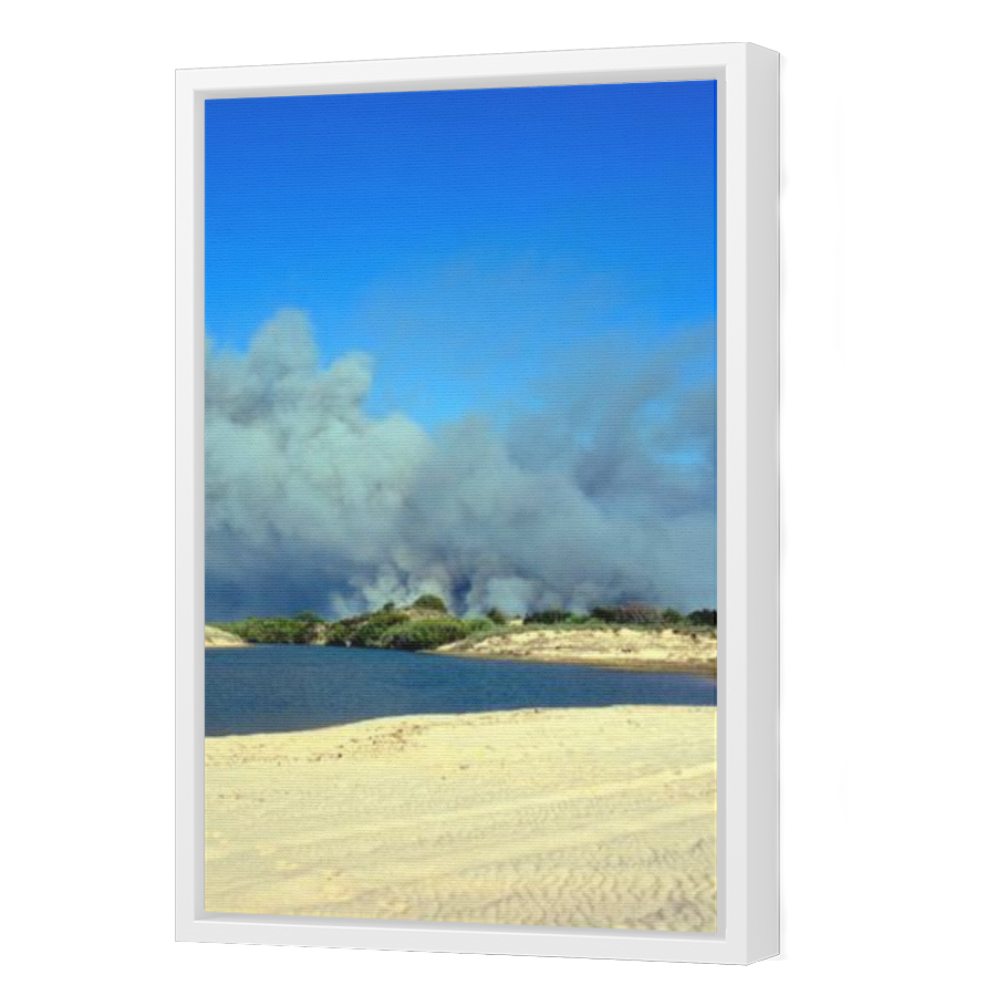 Thumbnail for Canvas - White Floating Frame