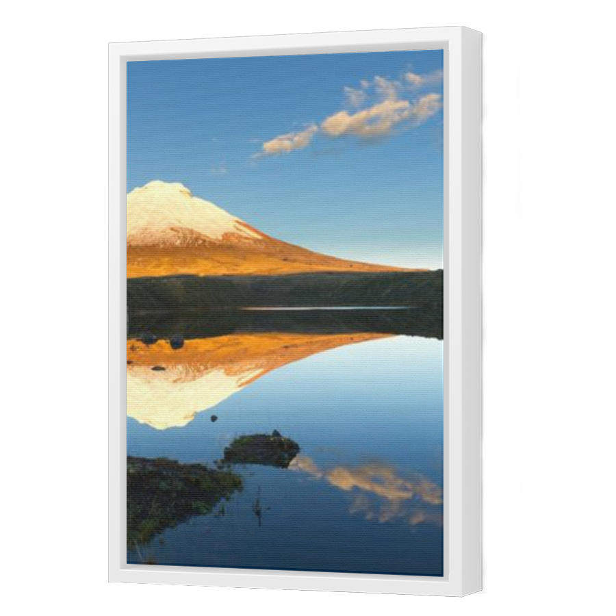 Thumbnail for Canvas - White Floating Frame