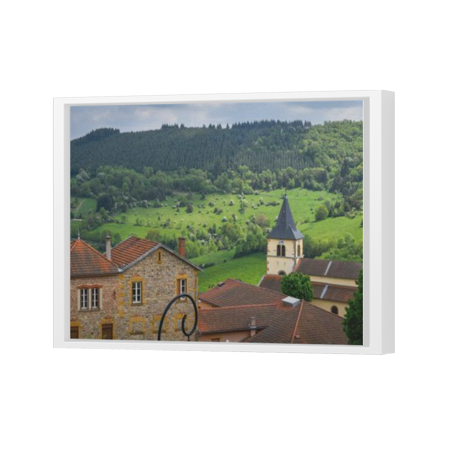 Thumbnail for Canvas - White Floating Frame