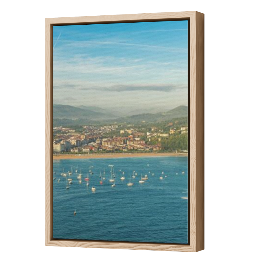 Thumbnail for Canvas - Wood Grain Floating Frame