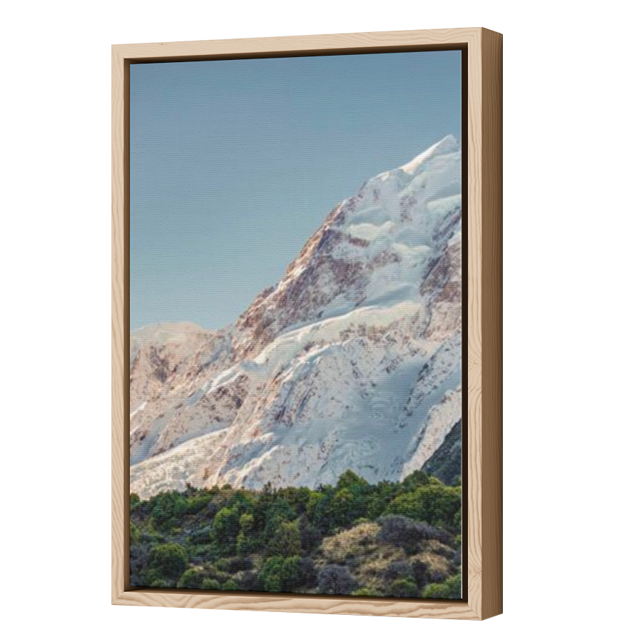 Thumbnail for Canvas - Wood Grain Floating Frame