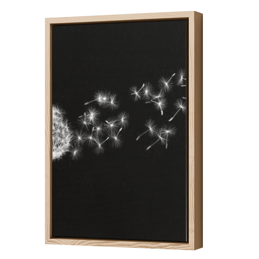 Thumbnail for Canvas - Wood Grain Floating Frame