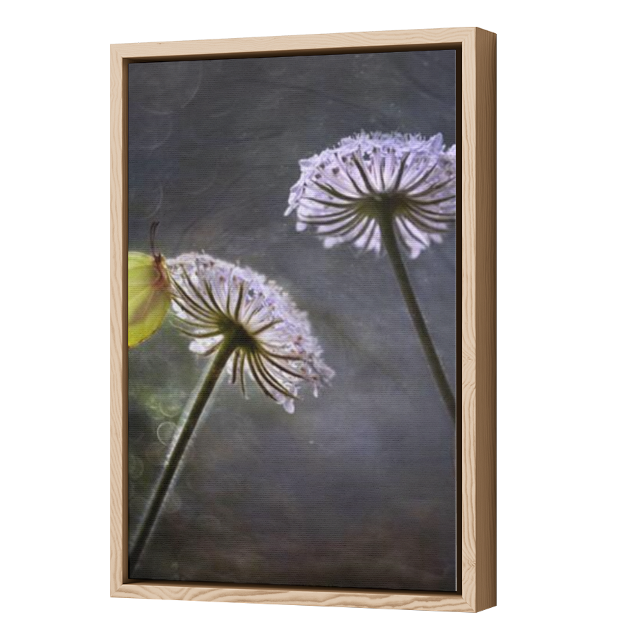 Thumbnail for Canvas - Wood Grain Floating Frame