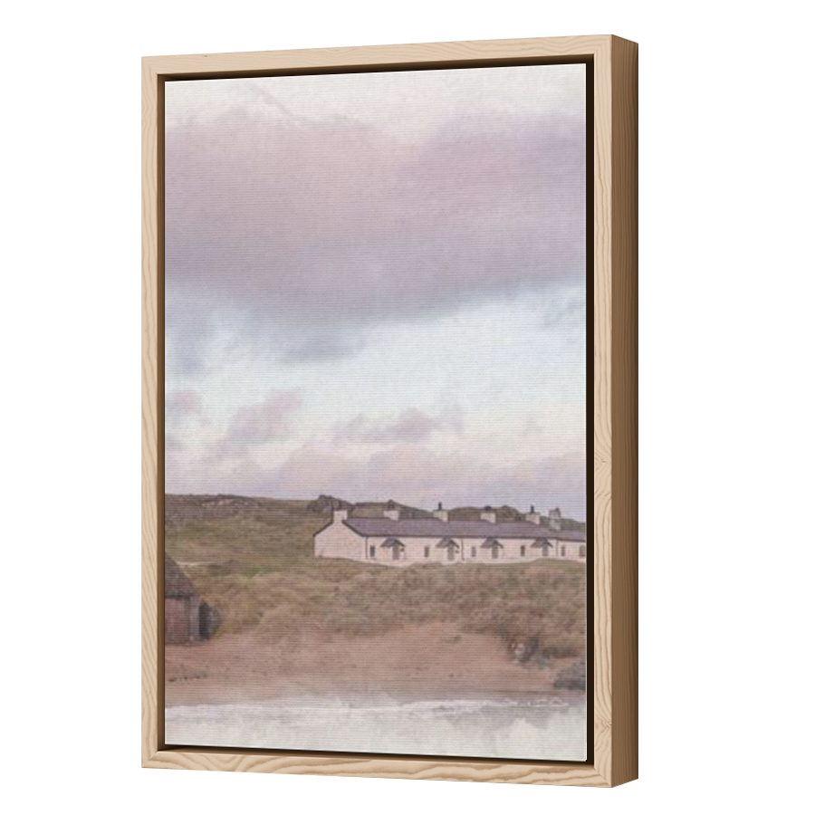Thumbnail for Canvas - Wood Grain Floating Frame